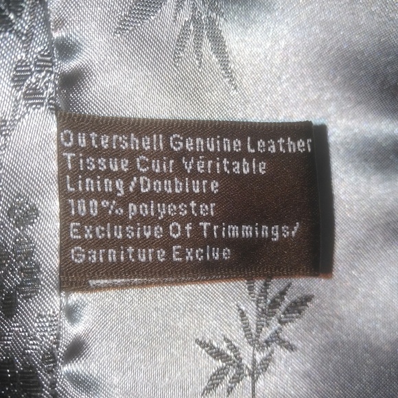 Vtg DANIER Genuine Leather Black Button Up Women's Tailored Jacket Size S - Picture 14 of 16